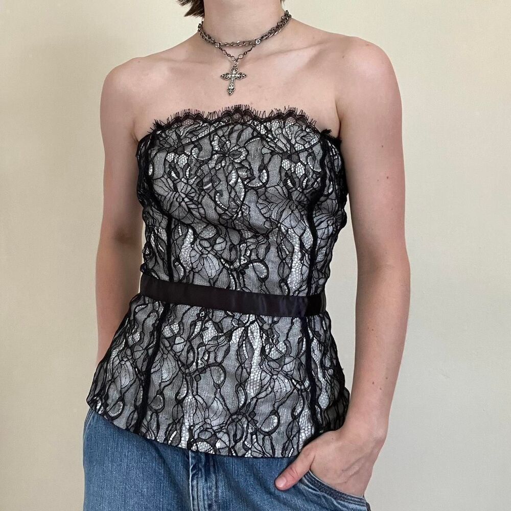 Lace corset top